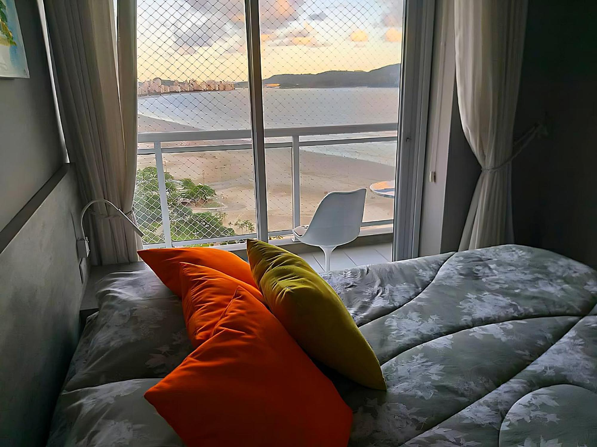 Appartamento Booksantos Unlimited 2705 - Veja O Mar Da Cama Esterno foto