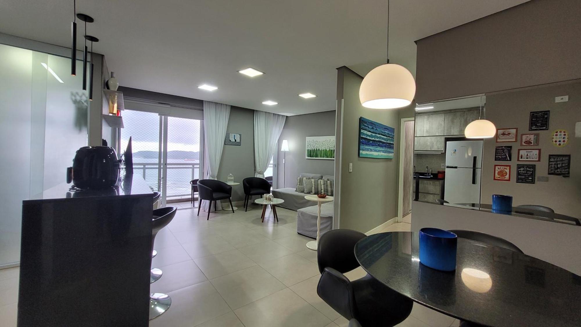 Appartamento Booksantos Unlimited 2705 - Veja O Mar Da Cama Esterno foto